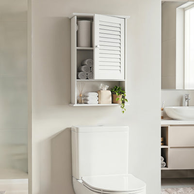 27.5 Inch H Wall Hanging Bathroom Storage Cabinet