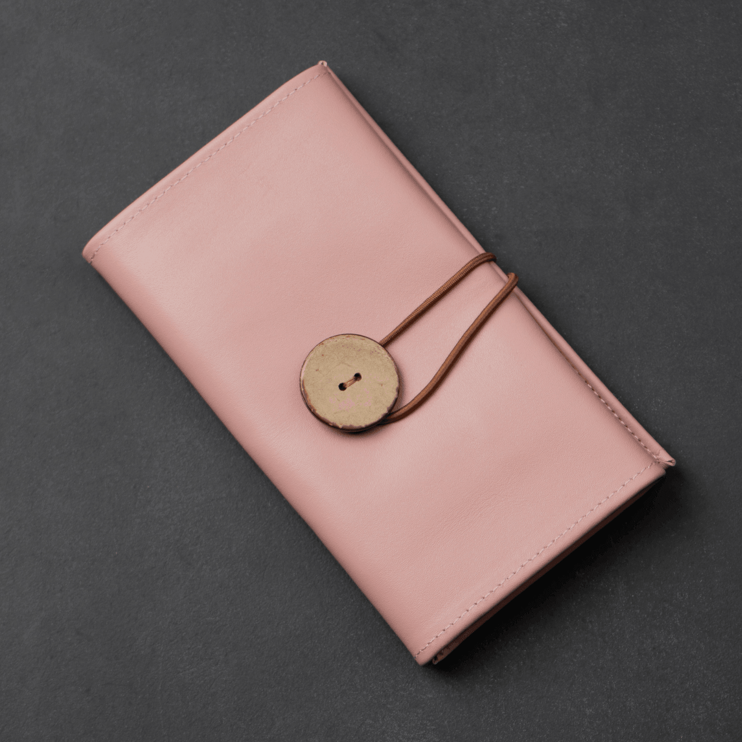 Leather Pink Travel Tech Organizer - Riverside