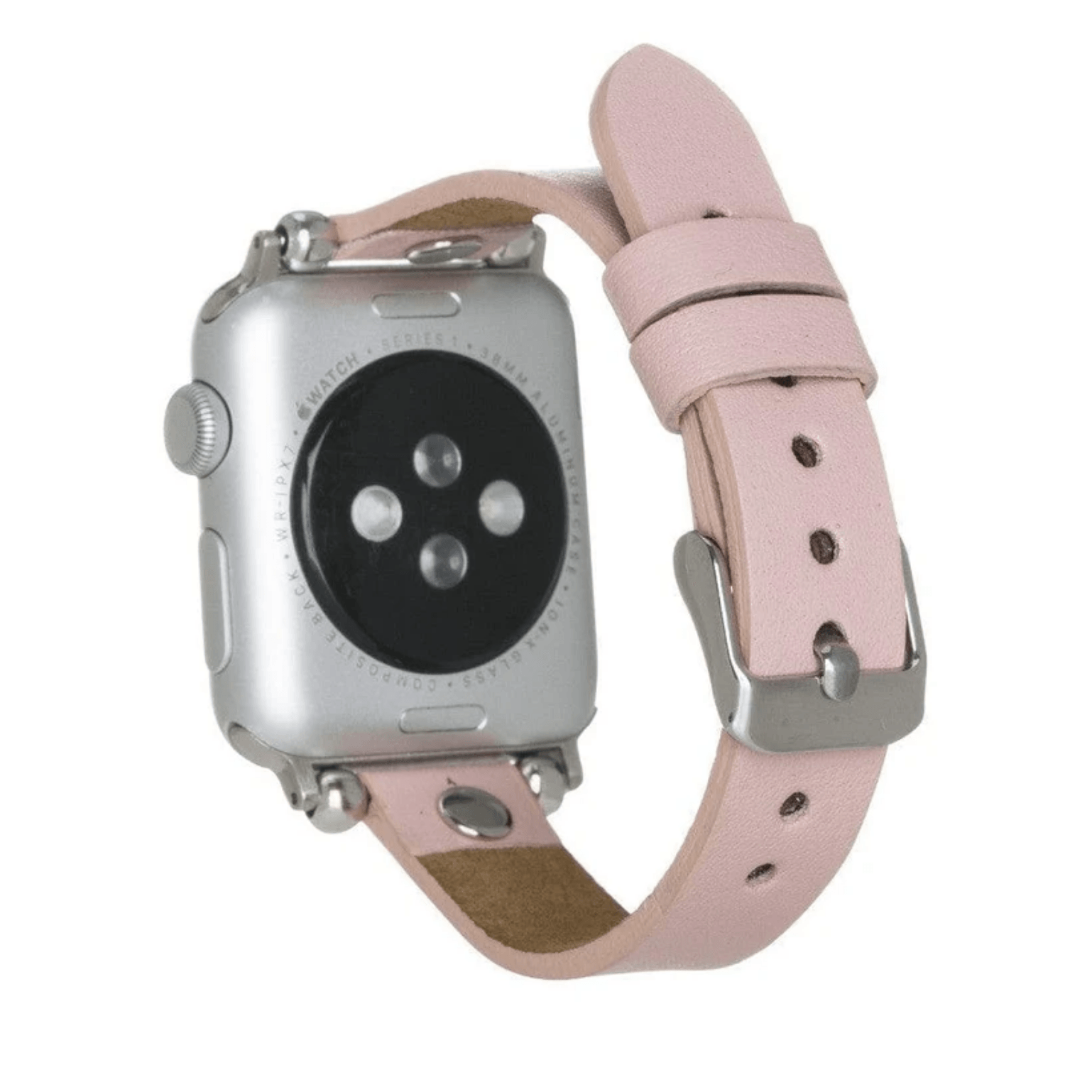 Apple Watch Pink Leather Strap - Detroit