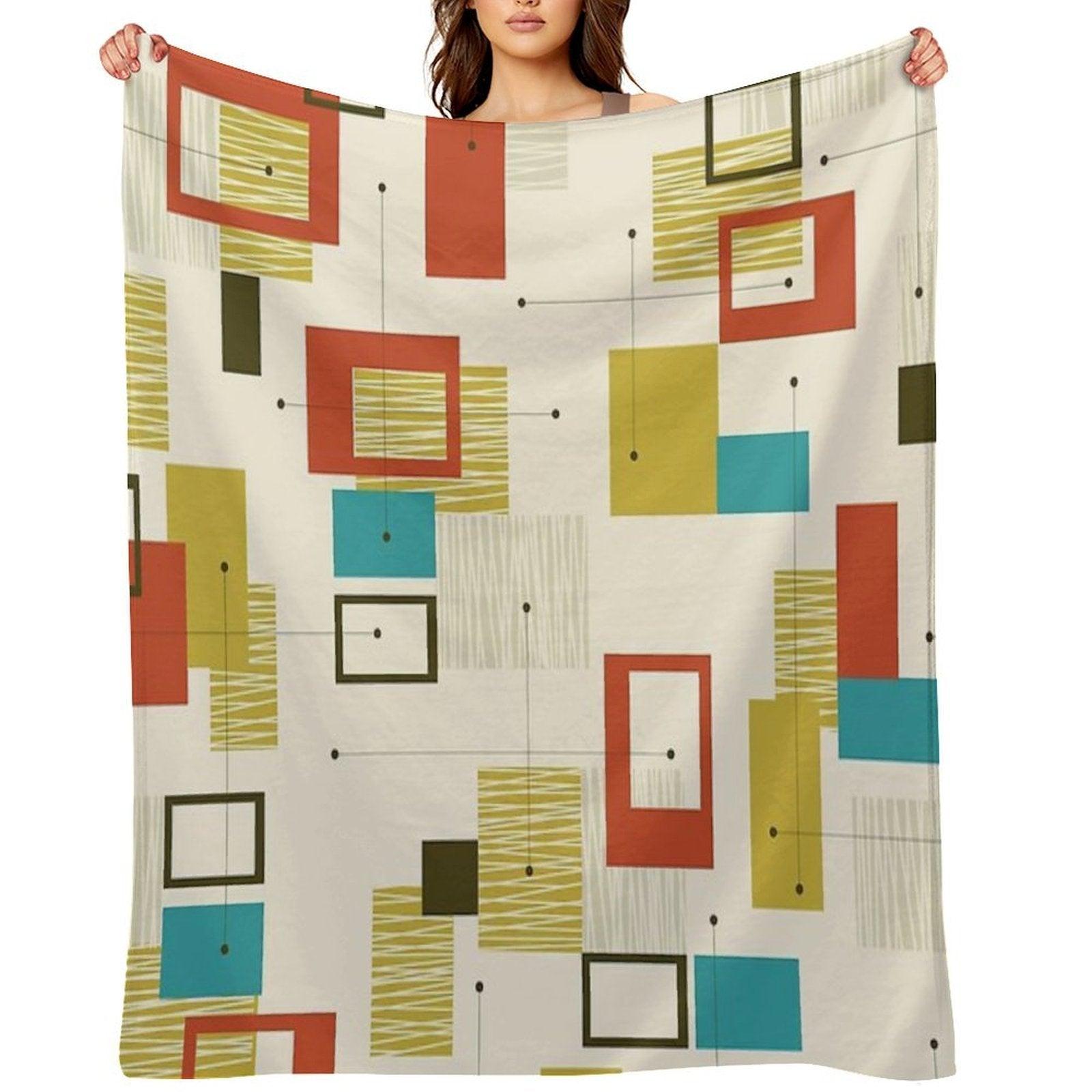 Mid Century Modern 1 Throw Blanket