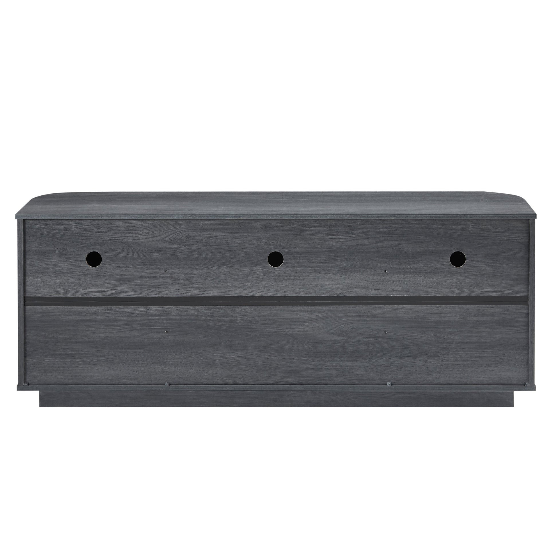 Ripple Modern TV Console – Soft Curves, Natural Wood Look