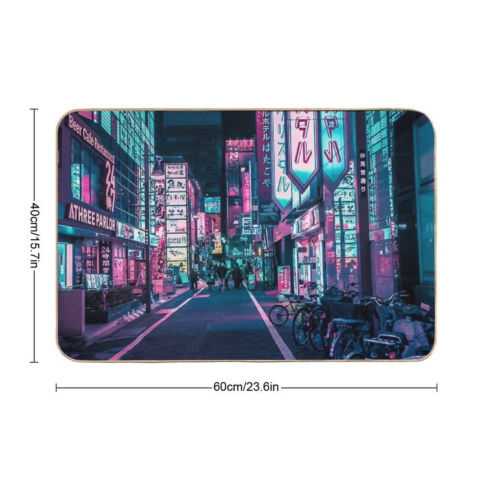 Tokyo - A Neon Wonderland Bath Mat