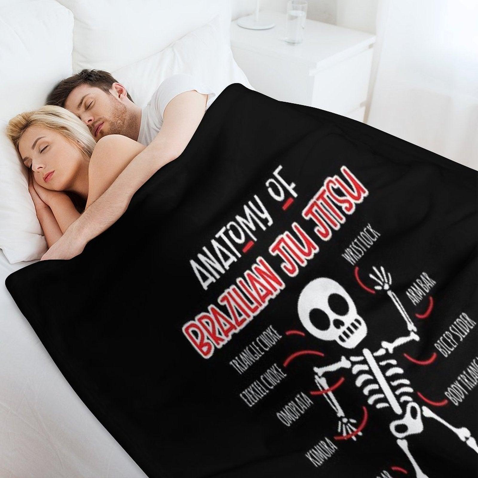 Jiu Jitsu Funny BJJ Gifts Throw Blanket