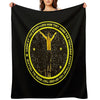 Coldplay Yellow Lyrics Eco-conscious Throw Blanket