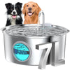 Stainless Steel Pet Water Dispenser with Large Capacity, Automatic Heating and Circulating Water for Cats and Dogs