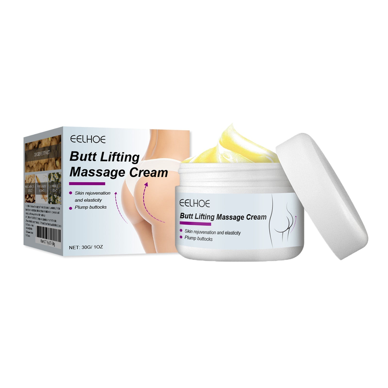 Butt Massage Cream Firming Body Skin And Enhancing Buttock Elasticity Moisturizing Massage Treatment Cream