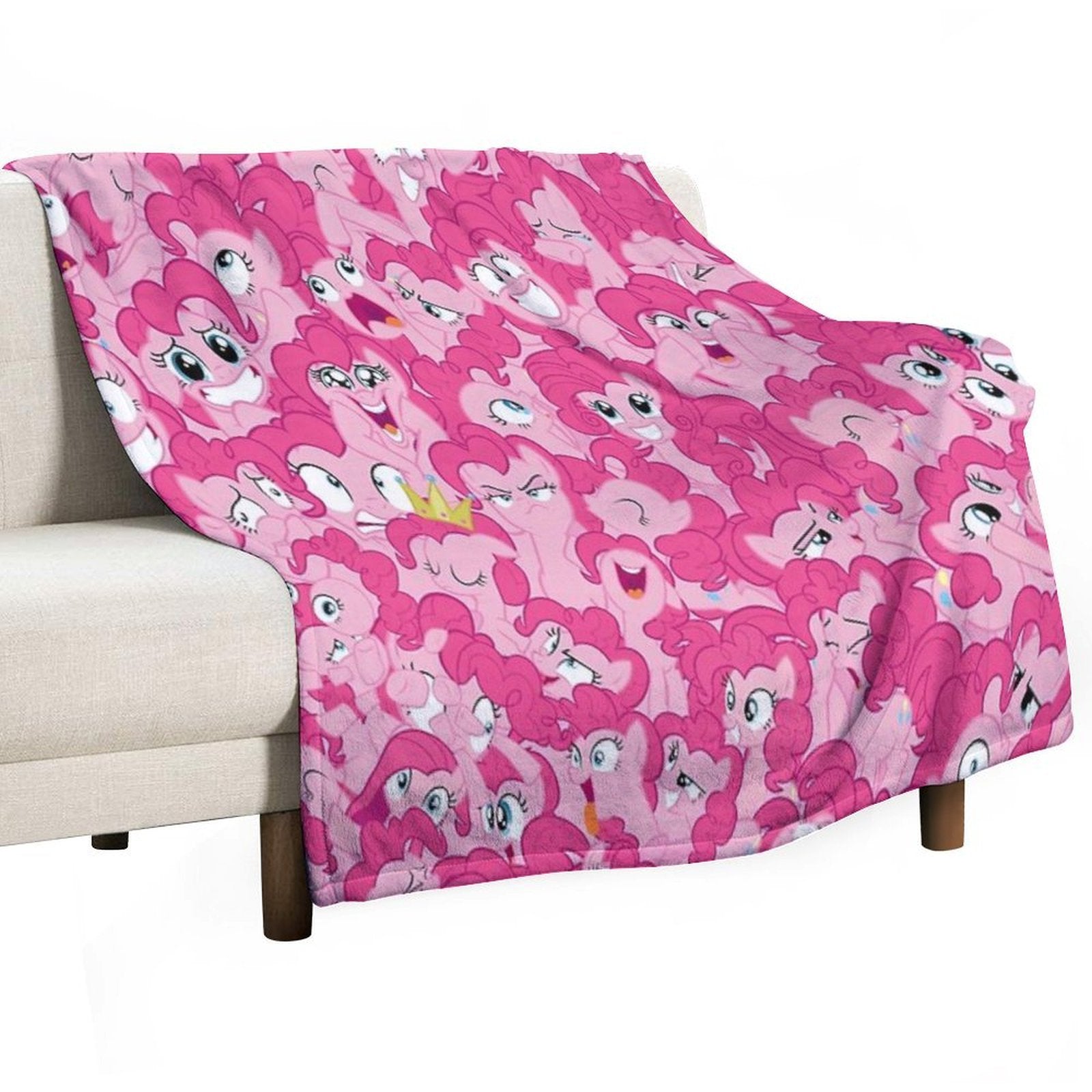 Pinkie Pie Mess Wrinkle-free Throw Blanket
