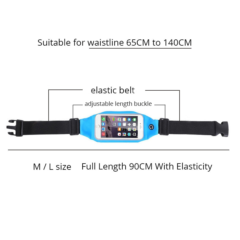 Case For Meizu m3 note U10 m3s Sports Belt Running Waist Bags Waterproof Fanny Pack Workout Cover Gym Case For Maze m3 note u10