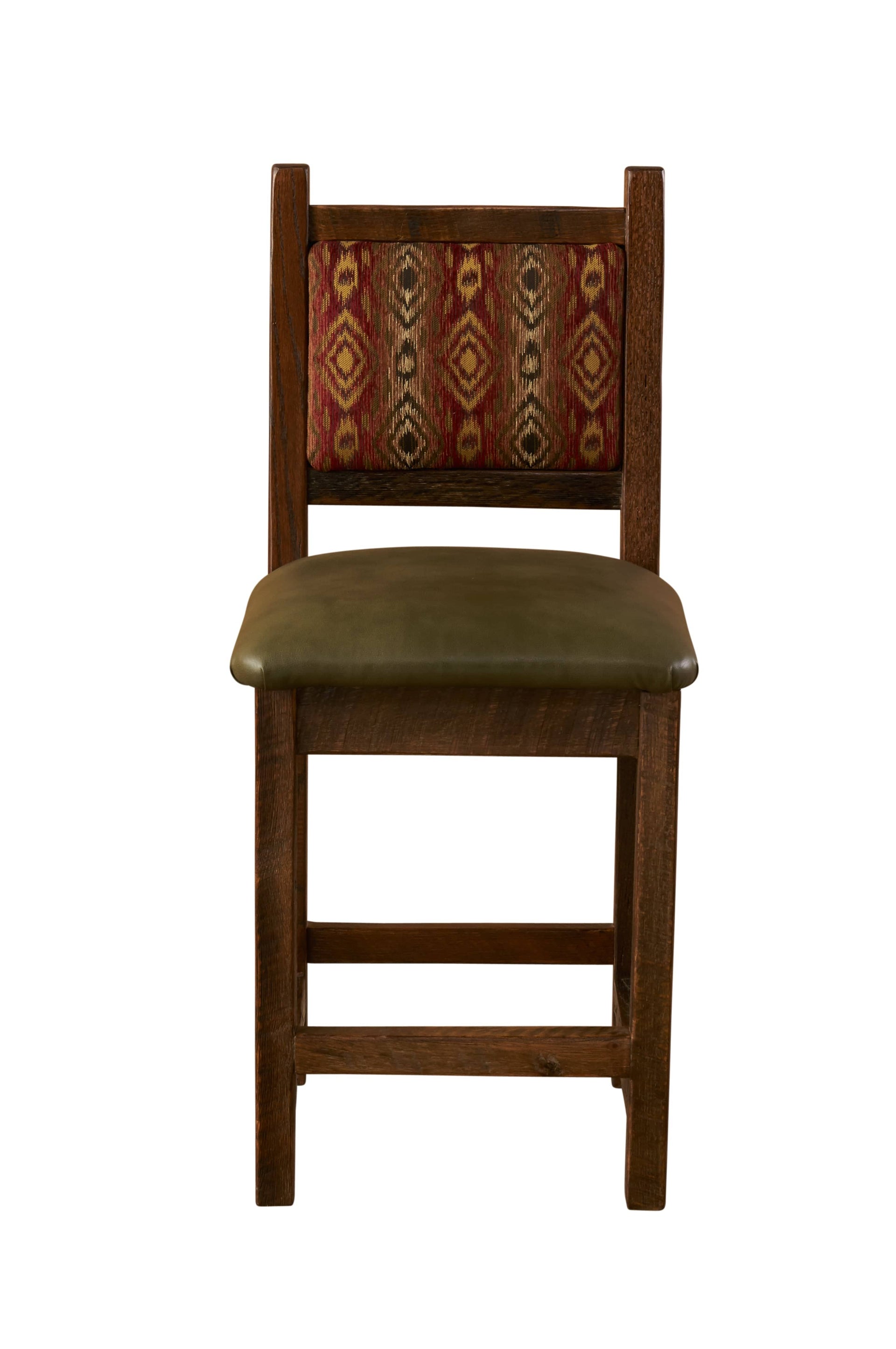 Barnwood Colonial Barstool