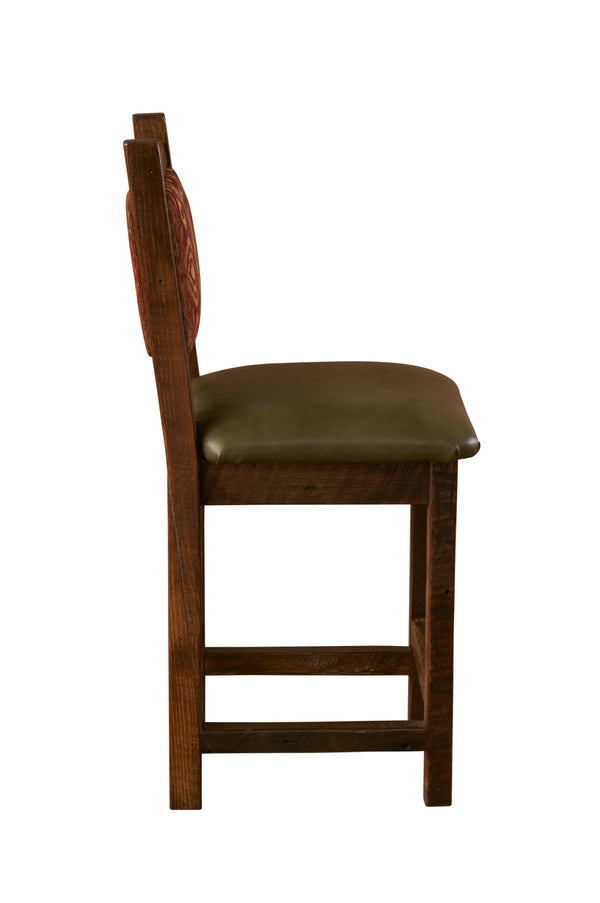 Barnwood Colonial Barstool