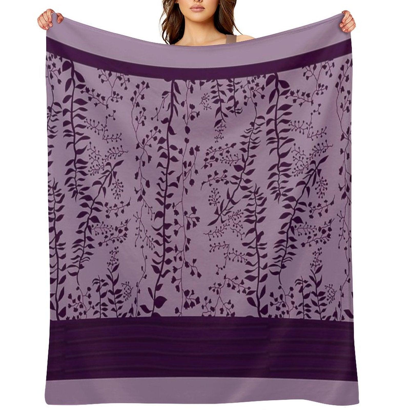 Bella Swan's Comforter Set Replica  Purples Cool - Version 2  Twilight Saga Fanart Throw Blanket