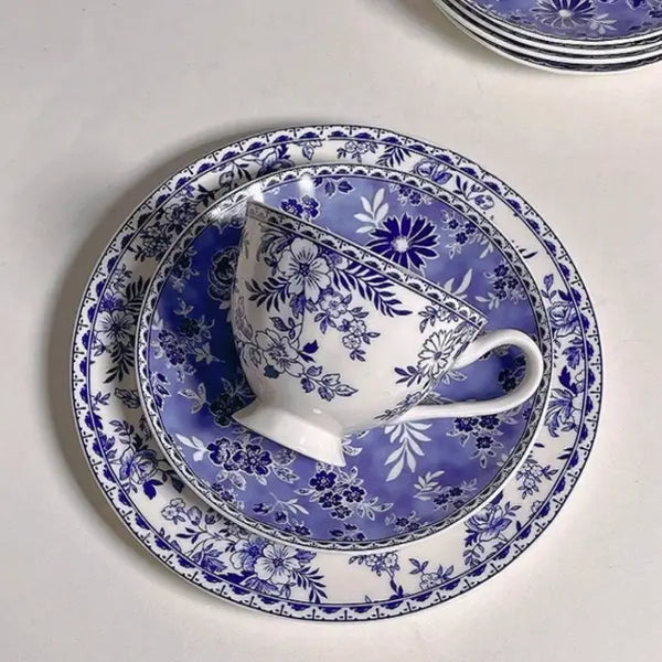 Porcelain Tea Cup with Saucer