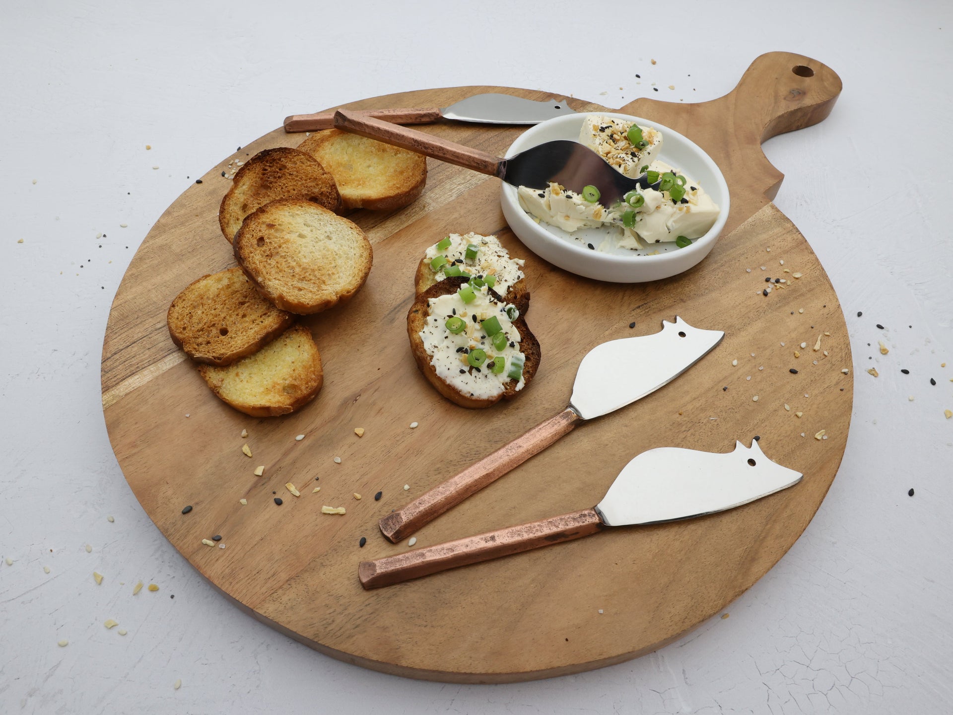 PLATEAU RATONCITO CHEESE SPREADER/KNIFE 4 PC. SET