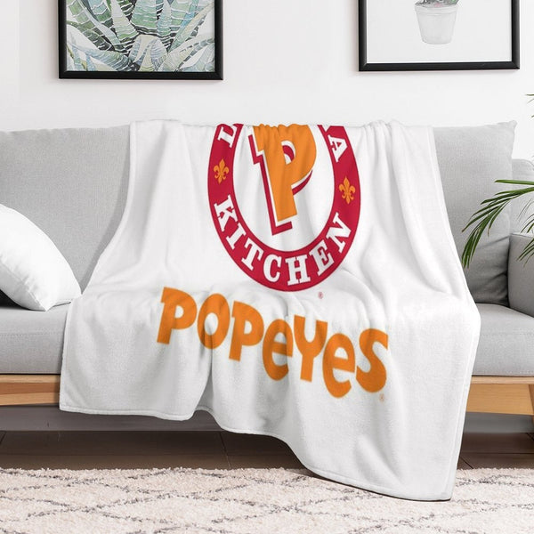Popeyes Logo Eco-conscious Throw Blanket