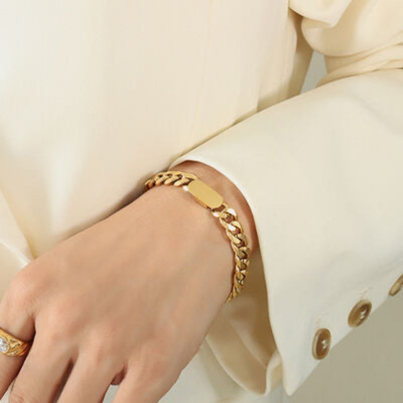 Gold Chain Bracelet - To Be Elegant