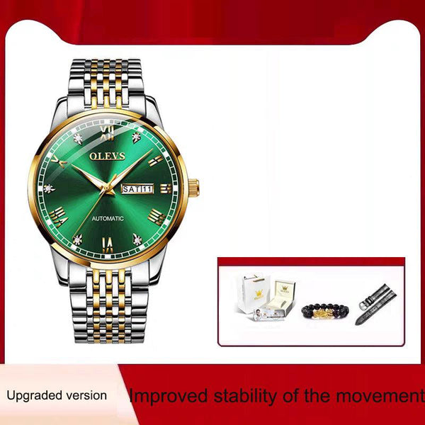 Men's Watch Men's Mechanical Watch Fully Automatic Simple Wind Waterproof Night Light Watch