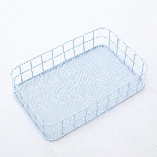 Desktop storage basket cosmetic storage basket home storage