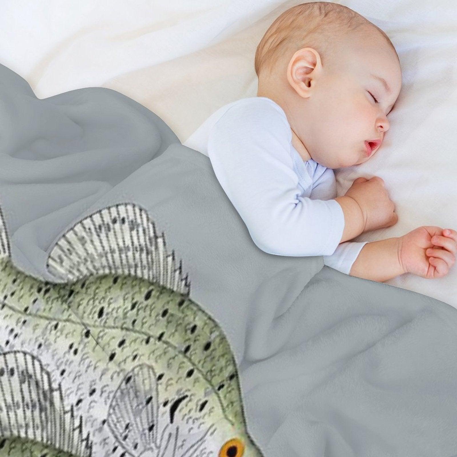 Crappie School Throw Blanket