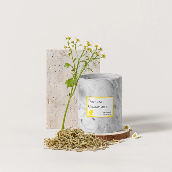Dancing Chamomile Soy Wax Candle - Gifts for You 'n Me