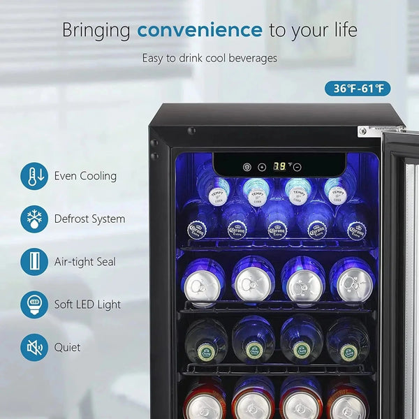 2.9 Cu.Ft Beverage Refrigerator W5885B Kismile