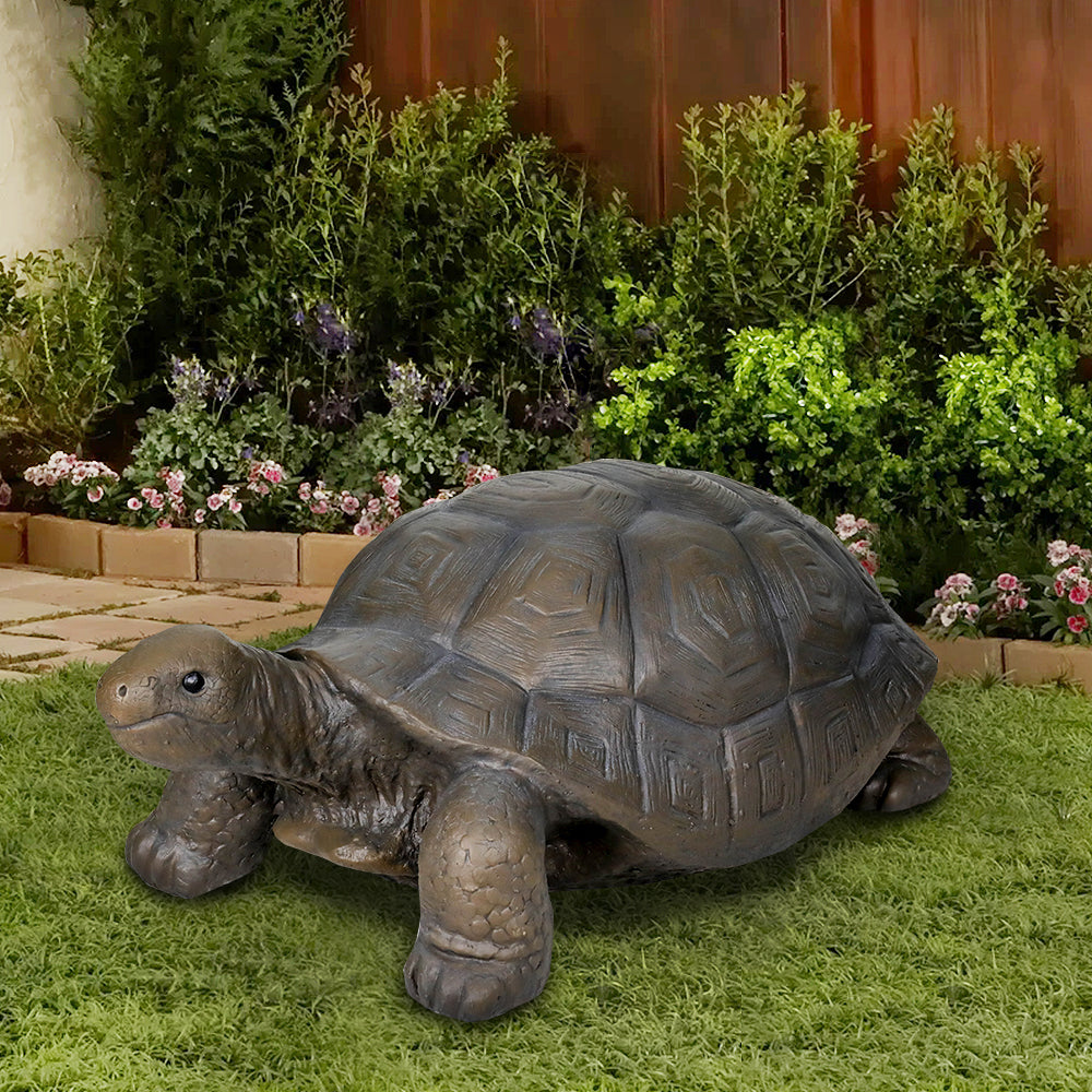 Concrete Turtle Garden Statue Giant 29 Inch Long