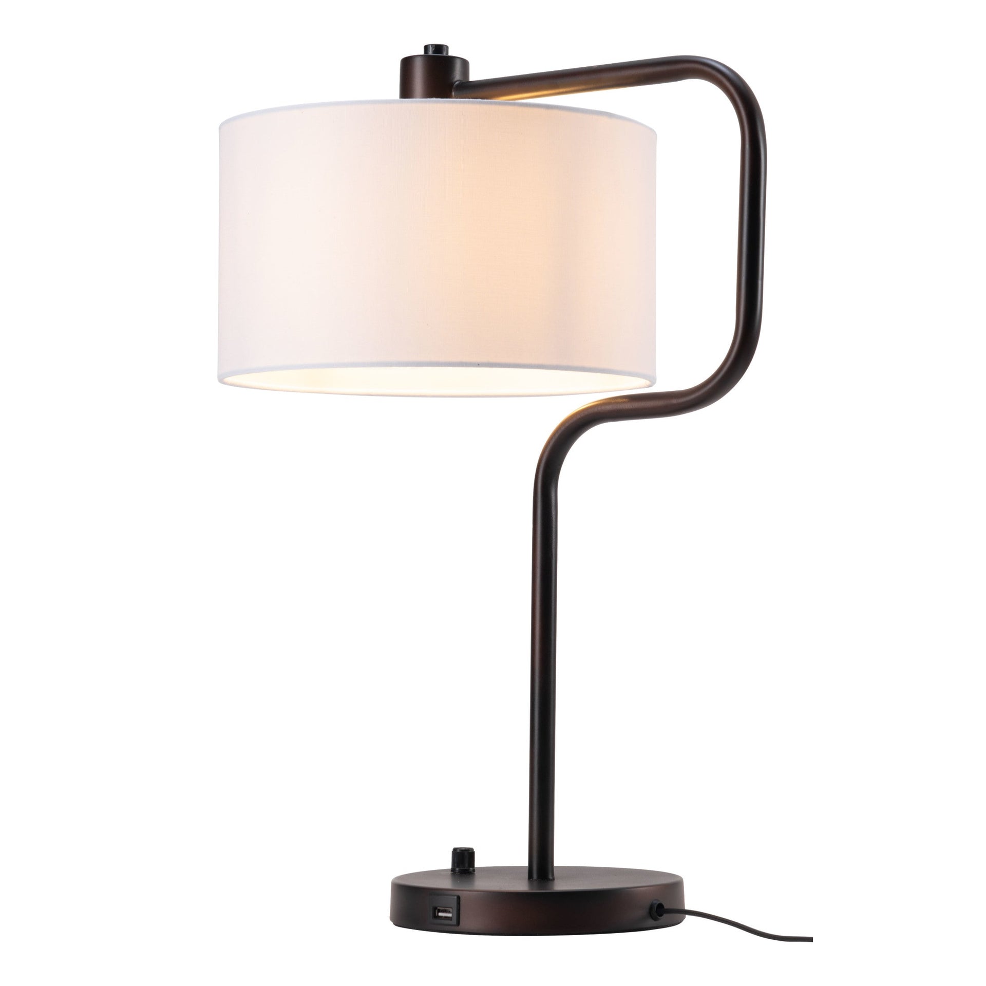 Middlemist Table Lamp White