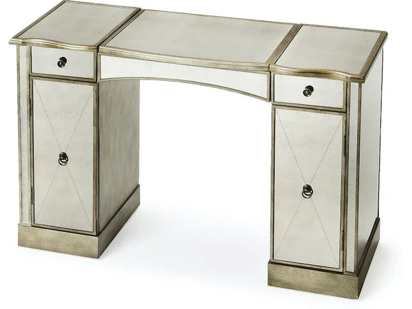 Celeste Mirrored Vanity Table in Silver - Gifts for You 'n Me