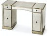 Celeste Mirrored Vanity Table in Silver