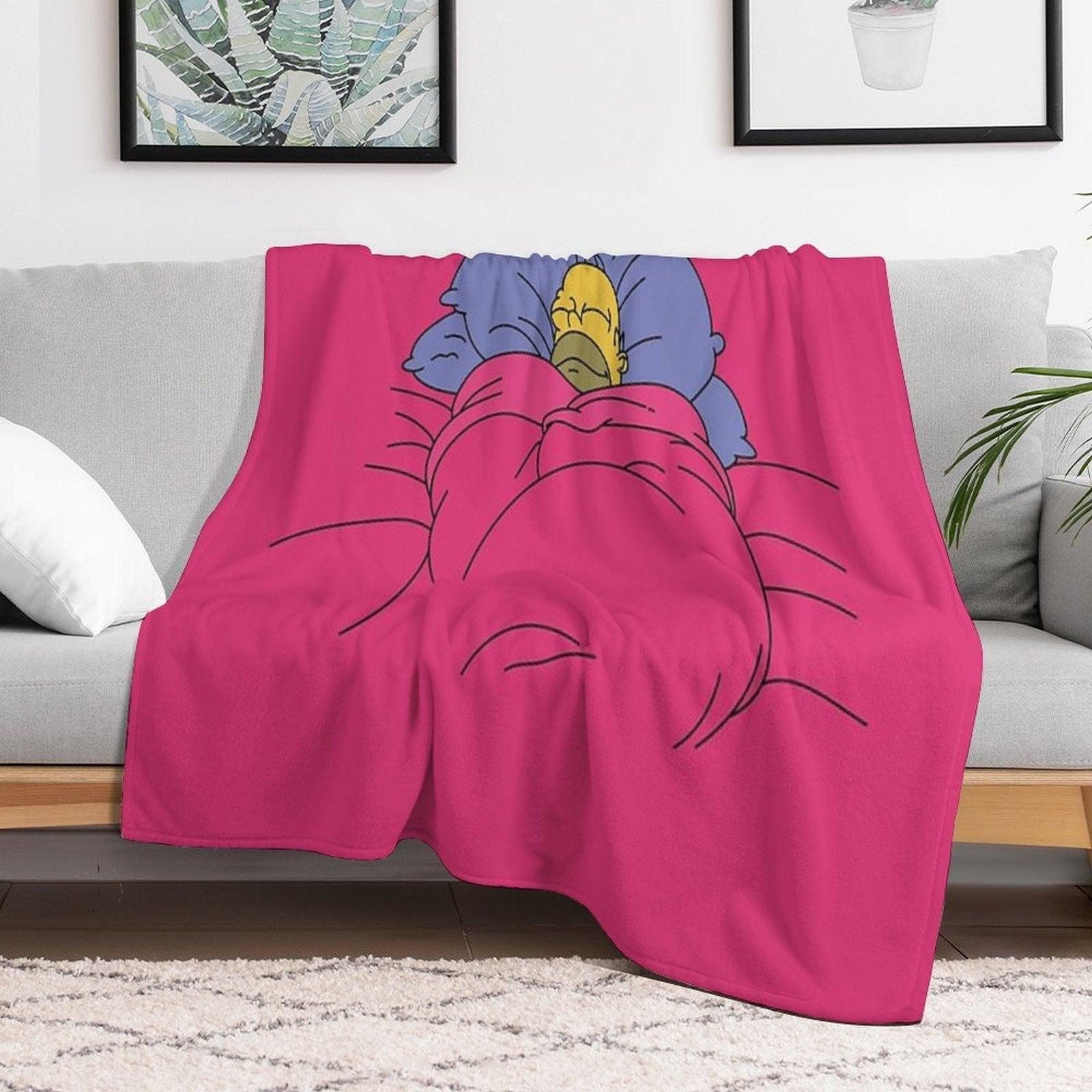 Toasty Cinnamon Bun Throw Blanket