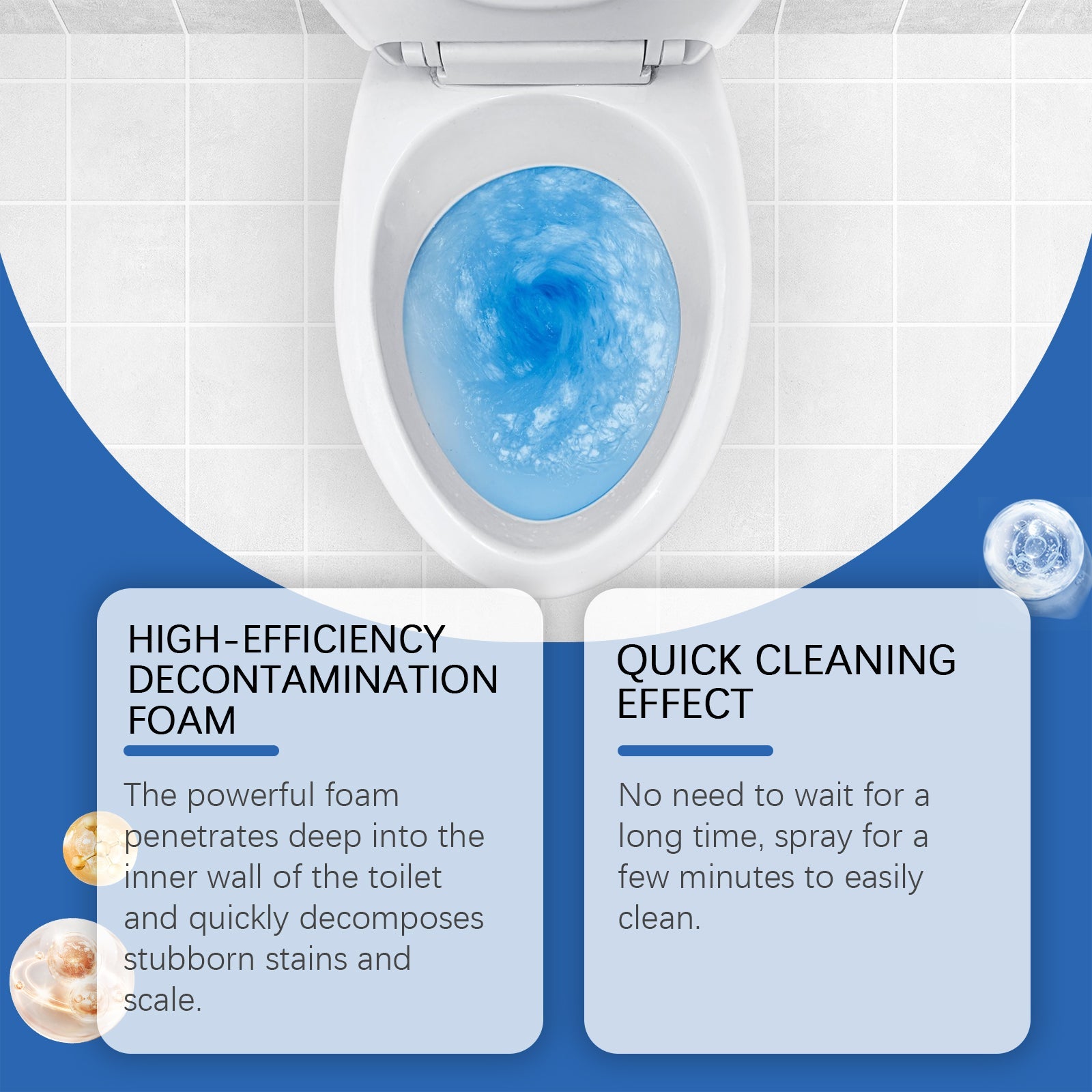 Toilet Foam Cleaner For Toilet Cleaning For Toilet Cleaning For Yellow Home Deodorant Bathroom For Stain Removal