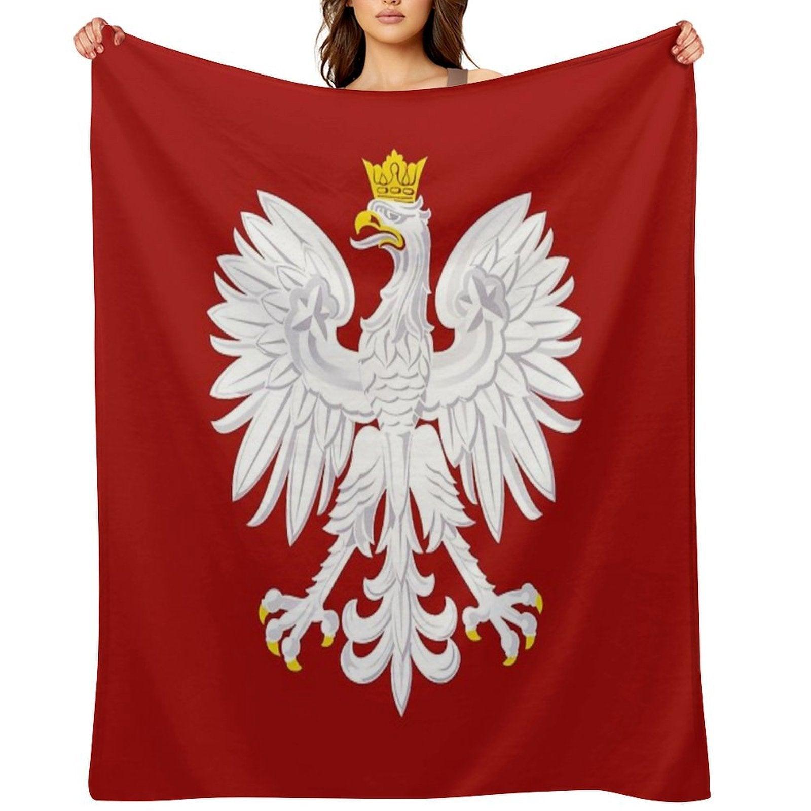 Polish Eagle Throw Blanket