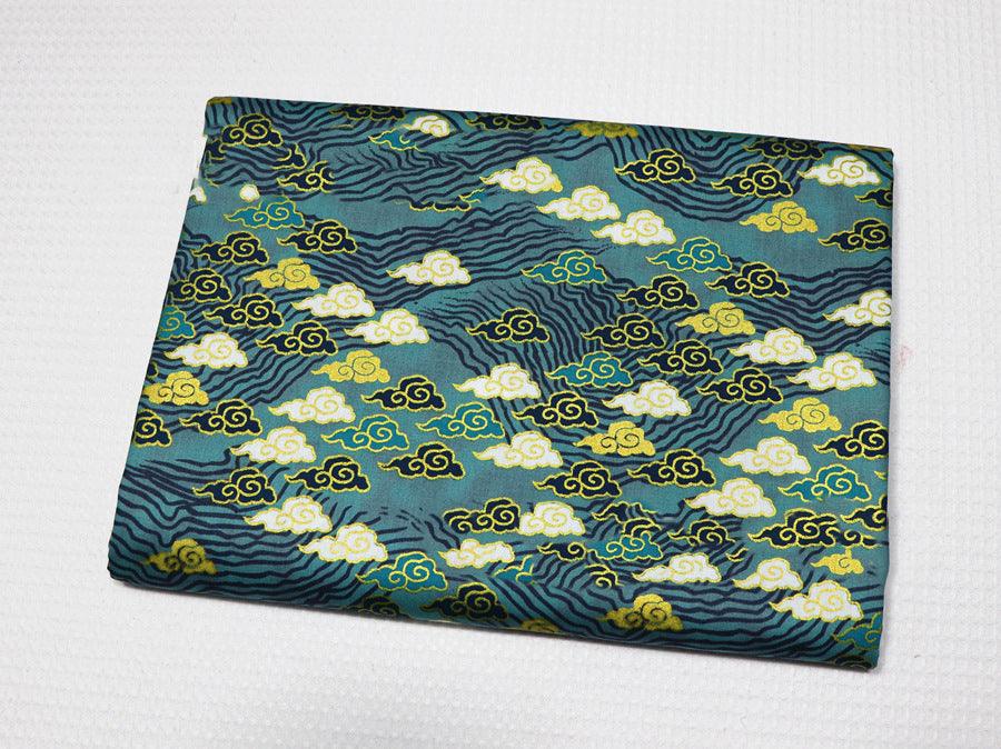 Japanese Zefeng Gilding Cotton Printed Clothing Fabric