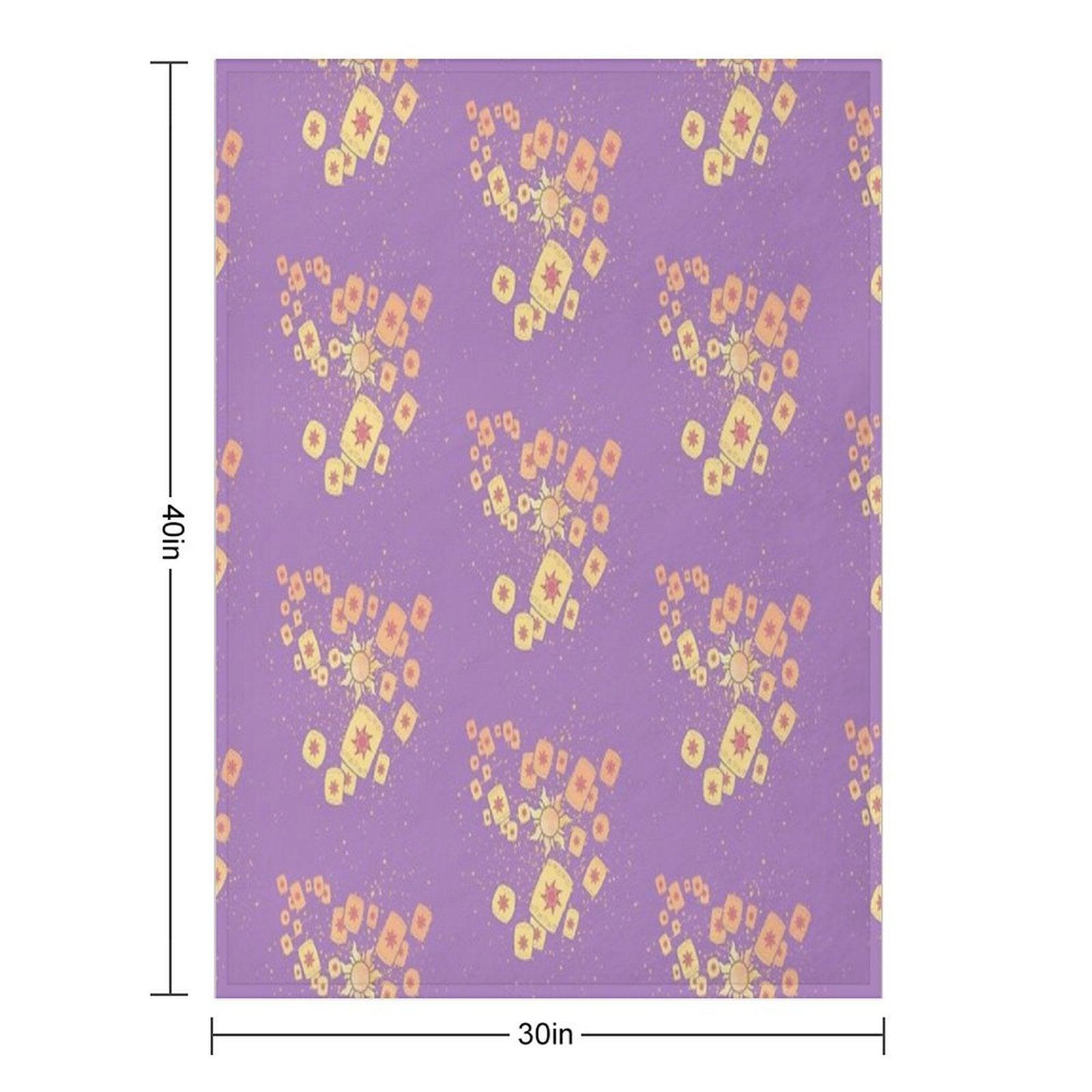 Lantern Light Tangled Throw Blanket