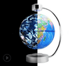 8-Inch Magnetic Suspension Globe - Office Decoration & Novelty Gift - Llluminous Globe / 8 inches