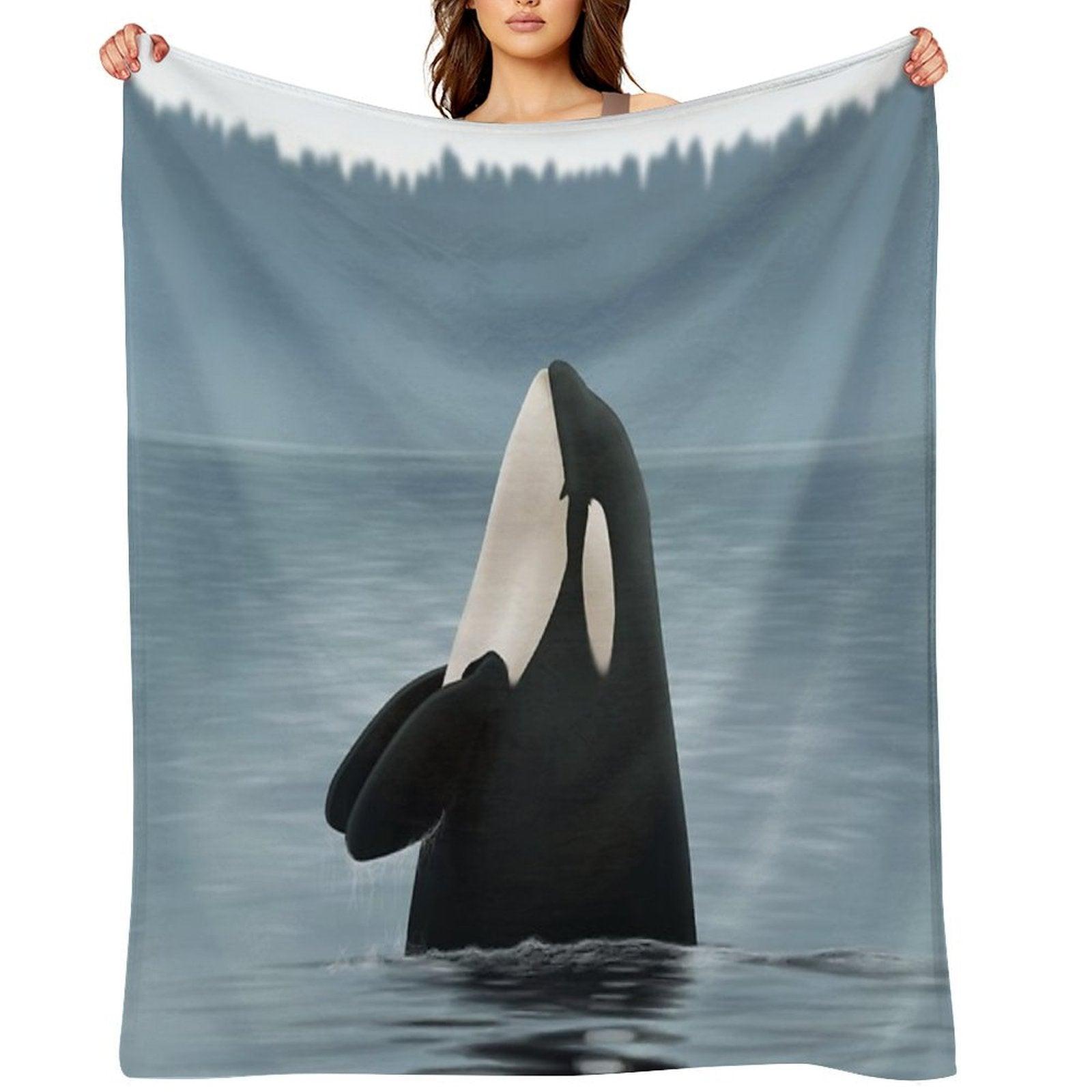 Spyhop Throw Blanket