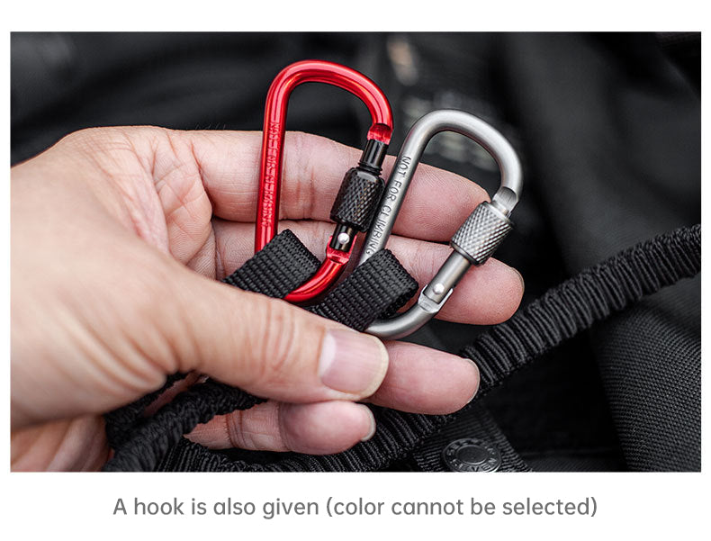 Func. tool rope, equip. tools, phone anti-loss hooks, bag & pant dec. ropes