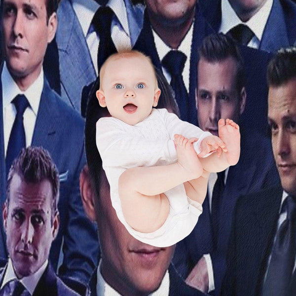 Harvey Specter Suits Collage Tribute Design 2022 Throw Blanket