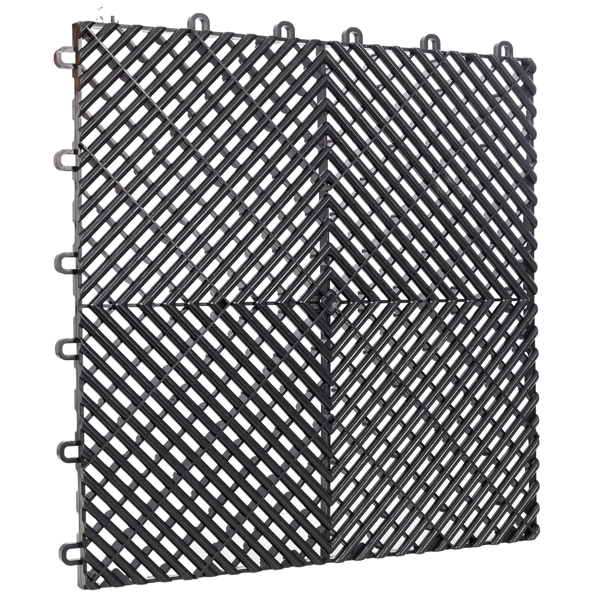 25pcs Plastic Garage Floor Mats - 15.6