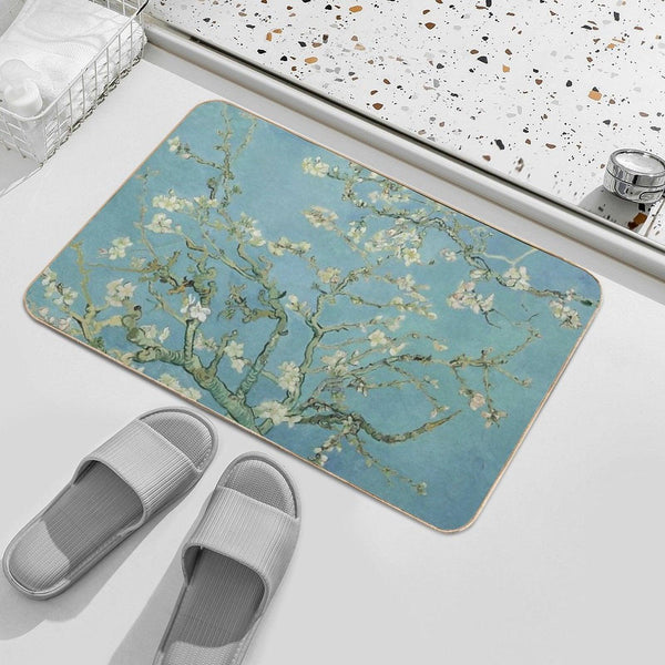 Almond Blossoms (High Resolution), Van Gogh Bath Mat