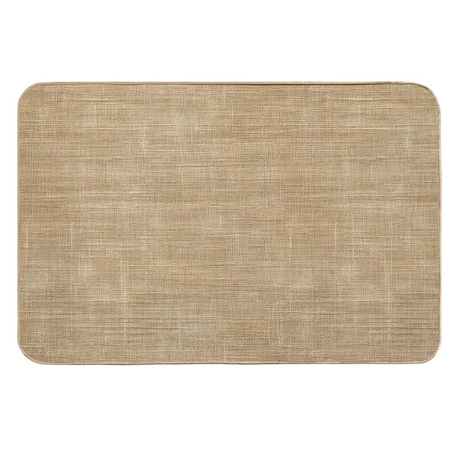 Natural Fabric Texture  Dirt-Trapping Bath Mat