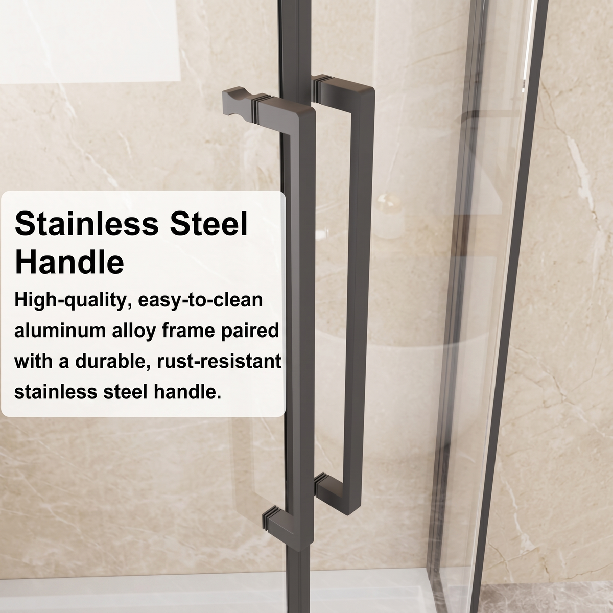 Neo-Angle Sliding Shower Enclosure 36