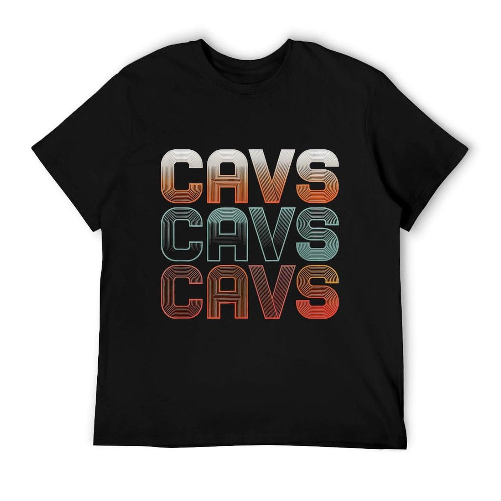 Love Heart Cavs Grunge Vintage Style Black Cavs T-Shirt