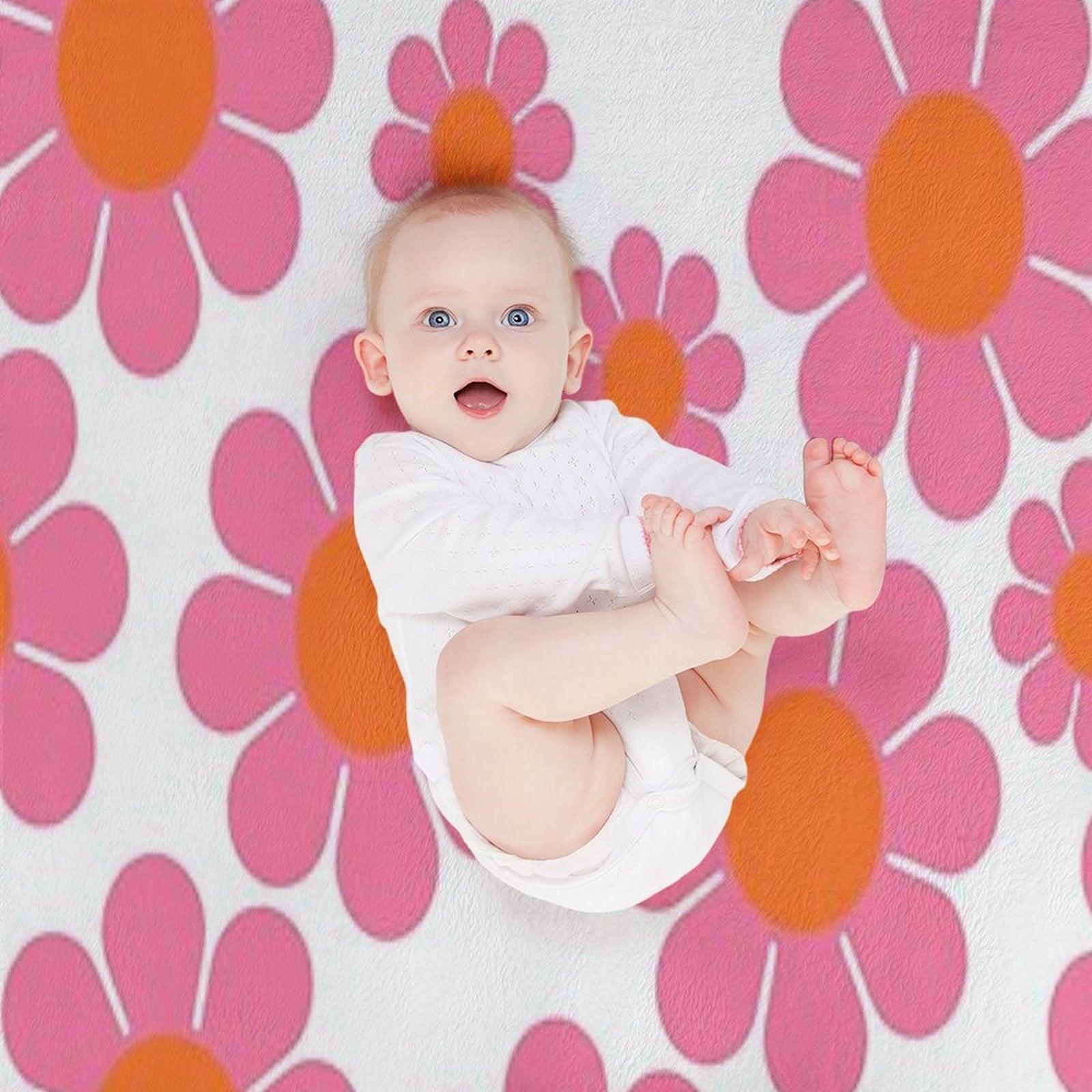 Koryn's Custom Flower Pattern 1 Throw Blanket