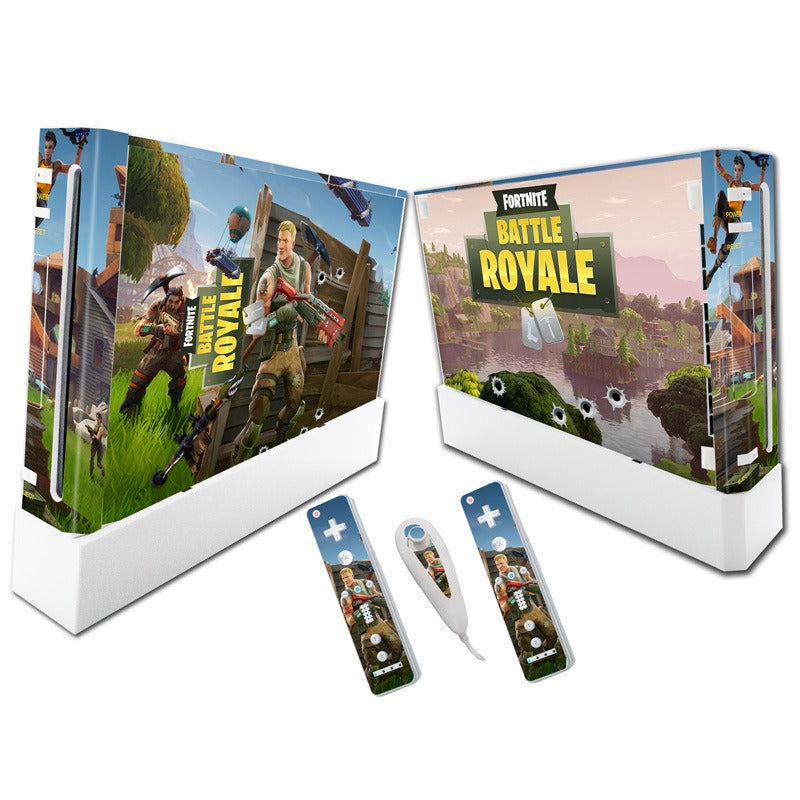 Suitable for WII stickers wii console cartoon protective film Spider-Man Fortress Night multiple styles without leaving glue