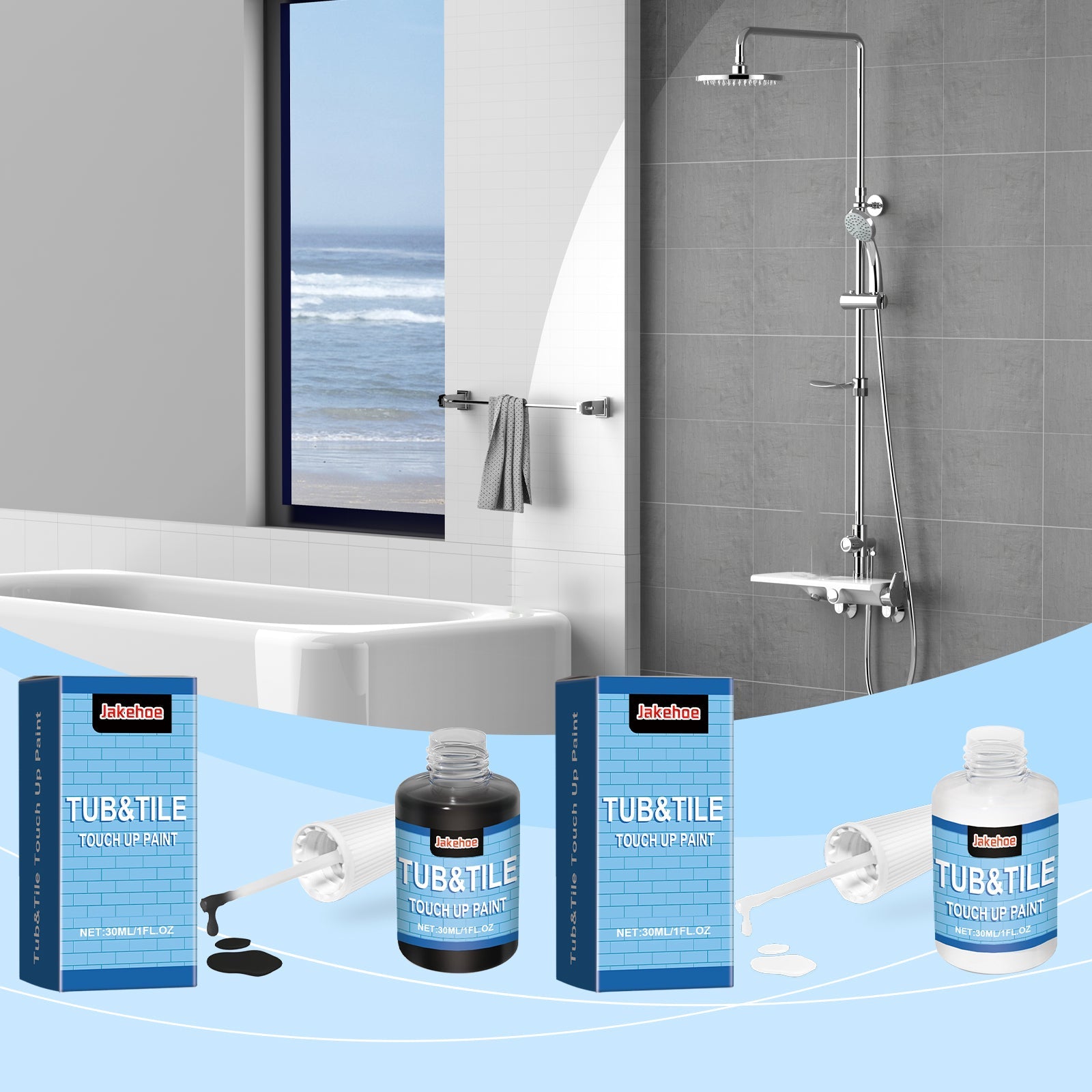 Tile Repair Paint Ceramic Repair Paint For Household Tile Marble Bathtub Wash Basin Toilet