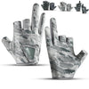 Outdoor fishing equipment - thin comfortable breathable leak proof 3-finger lure fishing gloves