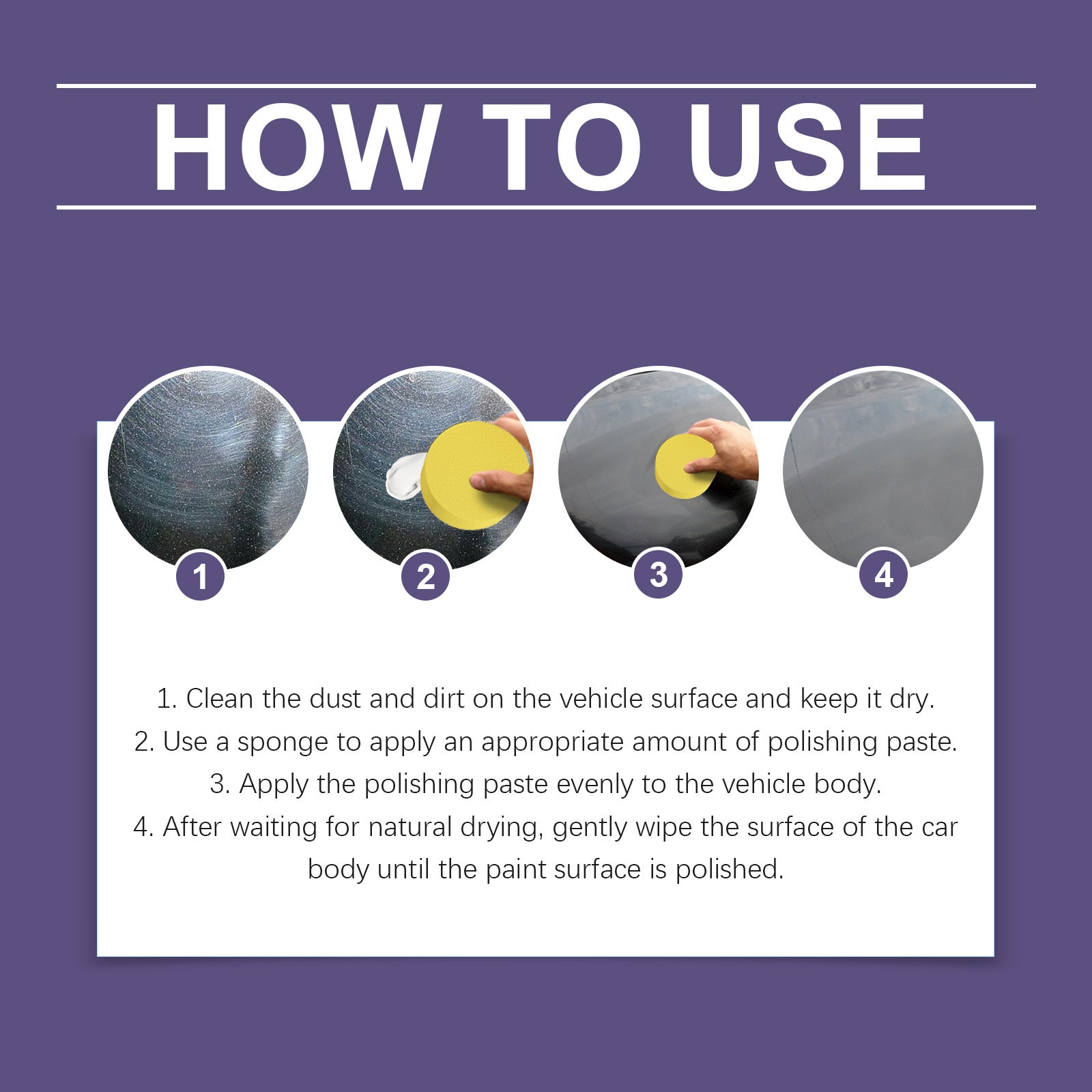 Car Coating Polishing Paste, Car Paint Care Car Paint Maintenance Cleaning Polishing Retreader