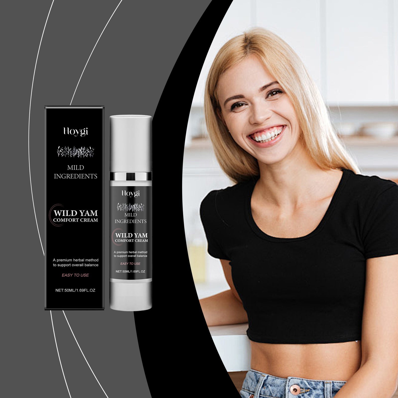 Wild Yam Body Care Cream Gently Moisturizes Women's Skin And Nourishes Body Care Cream