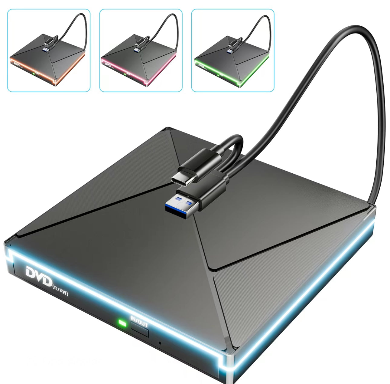 MemoraDrive USB-C DVD Burner V.I.P Digital Presence