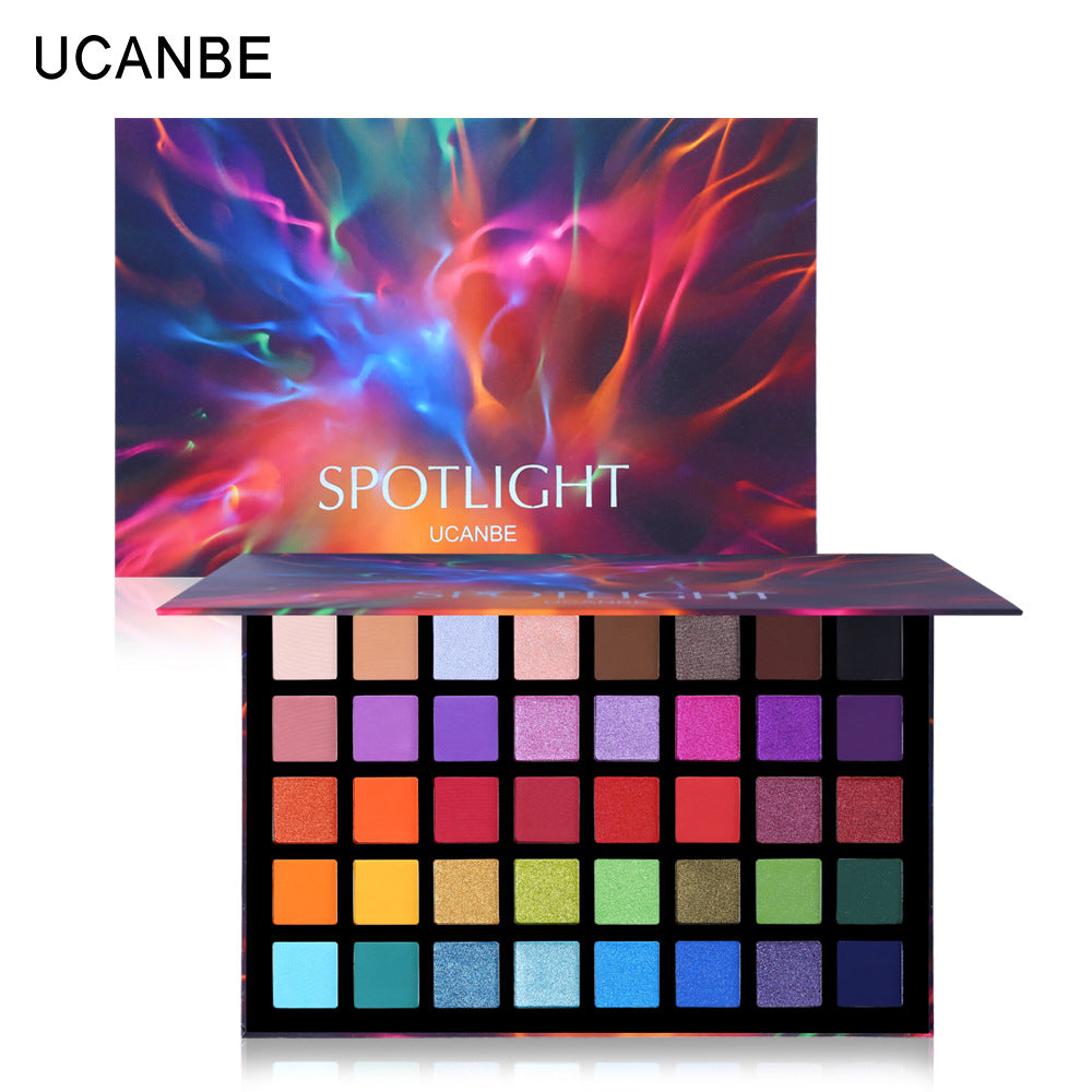 Ucanbe 40 Color Spotlight Eyeshadow Palette Shimmer Matte Color Eyeshadow Palette